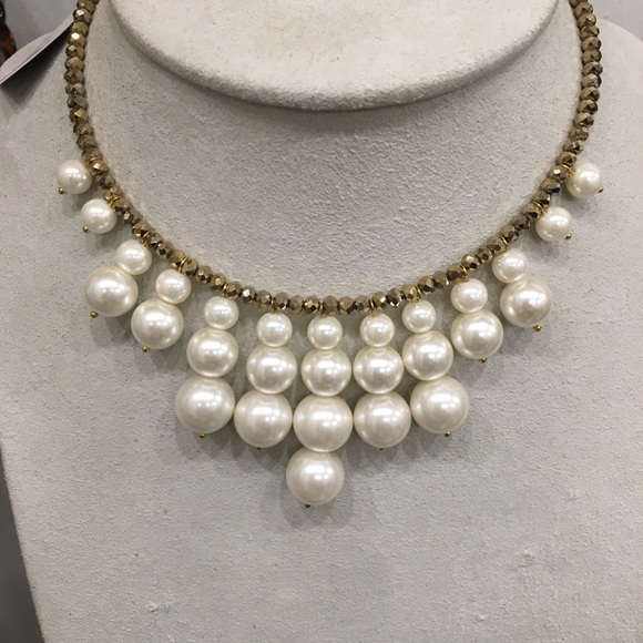 🔥Glass pearls & sparkly  beads necklace - Picture 1 of 1